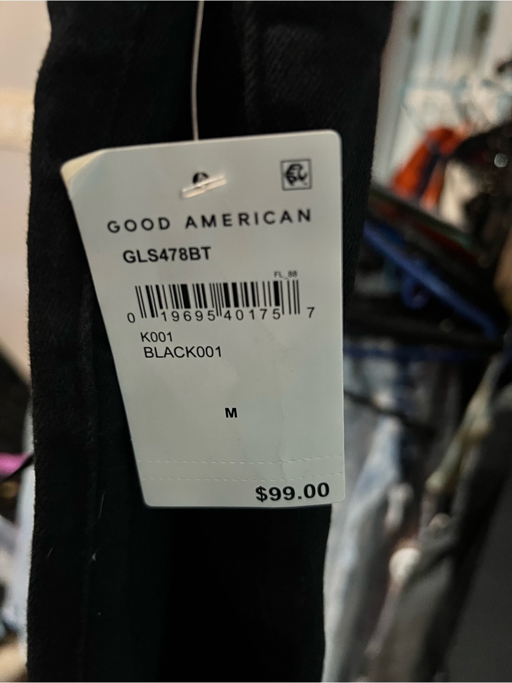 Good American Power Stretch Pull on Straight Sz Medium NWT